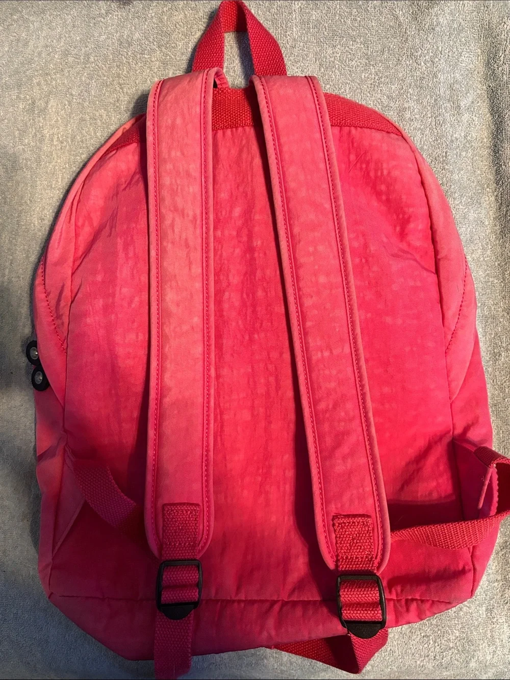 Kipling Ridge Vibrant Pink Zip Top Backpack BP2004 Day Pack